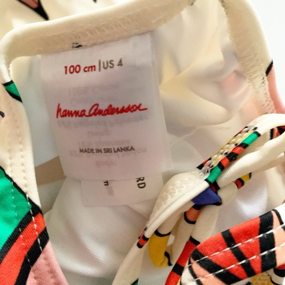 NEW Hanna Andersson Girl One-Piece Bow Swimsuit 6-7 years 120 cm - Picture 4 of 8